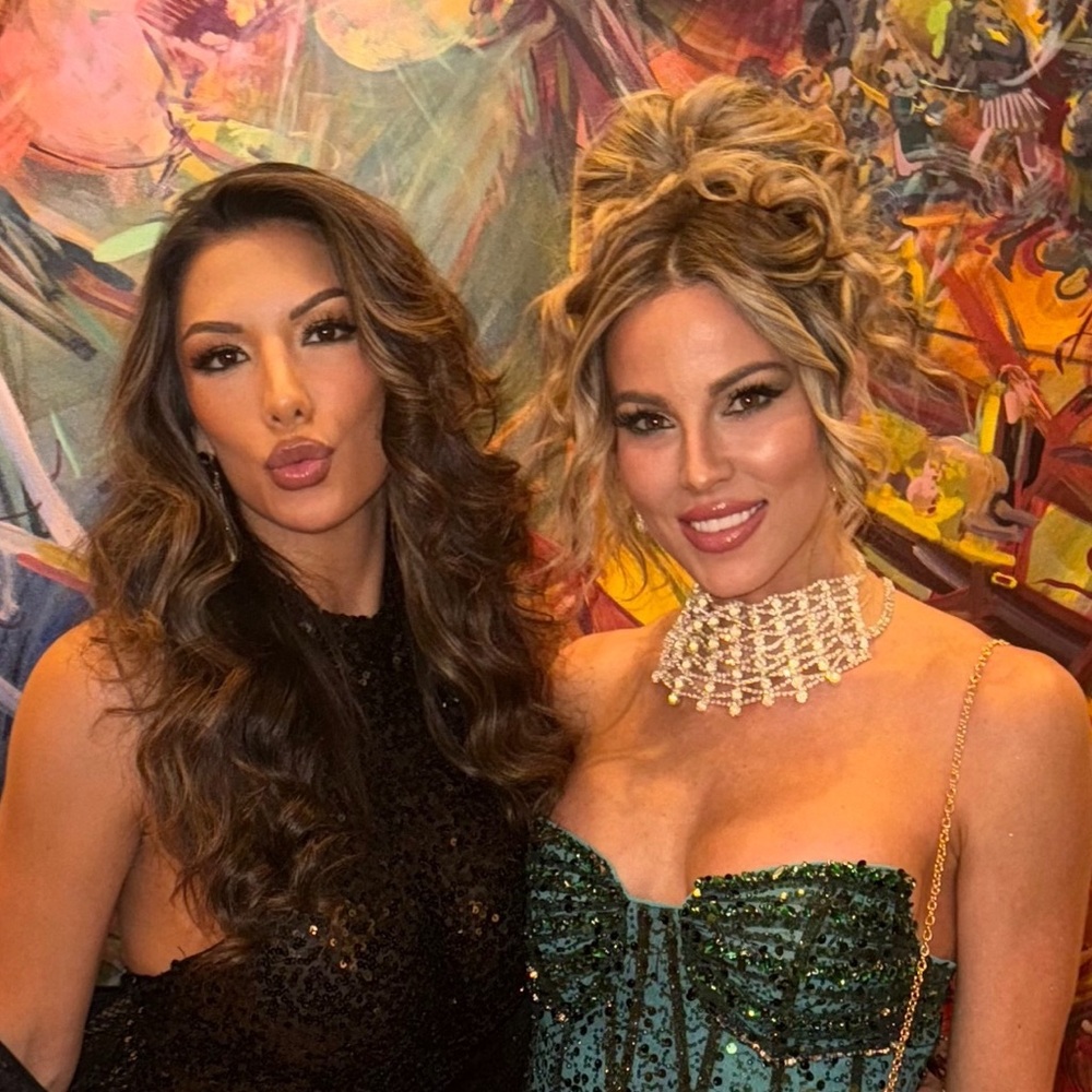 Revolve Silver Crystal Statement Necklace - image 4